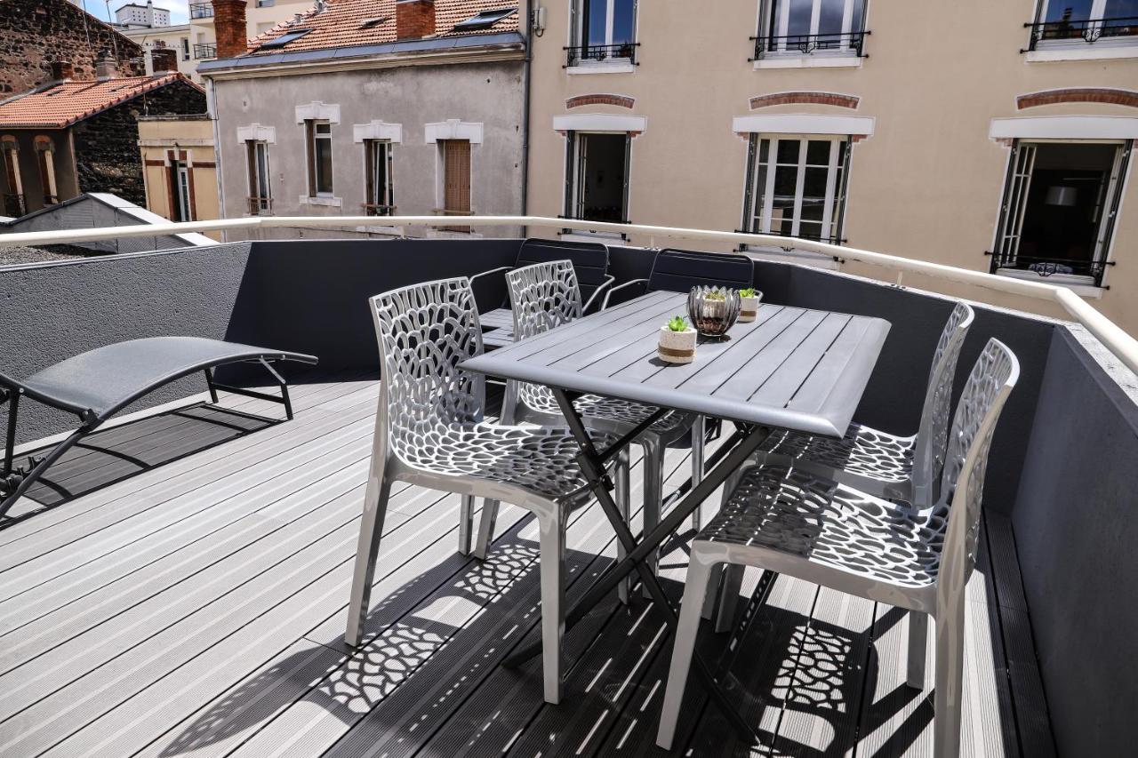 Charmant T3 Jaude + Terrasse Et Garage Clermont-Ferrand Bagian luar foto
